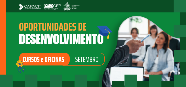 Oportunidades de qualificação para servidores da UFPA em setembro